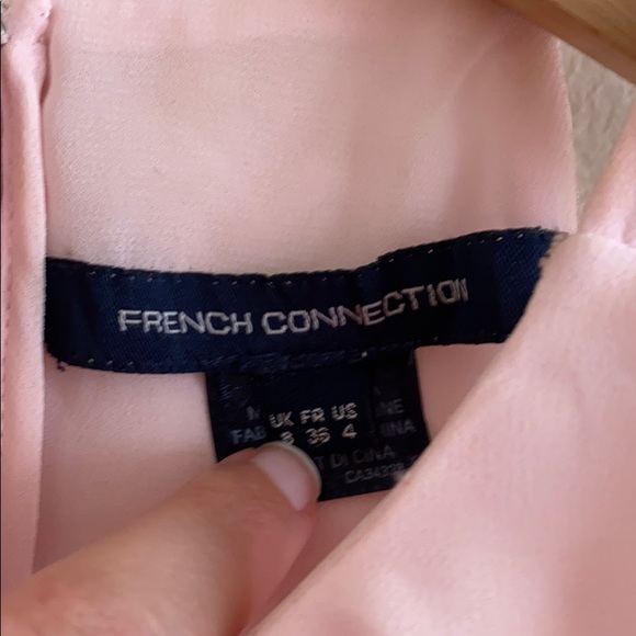 SOLD - French Connection Pink Ruffle Top - Picture 6 of 6